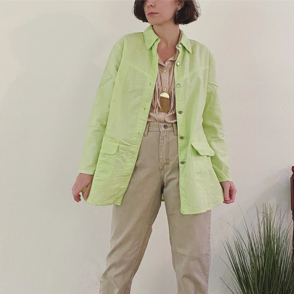 Vintage Linen + Cotton Chore Coat